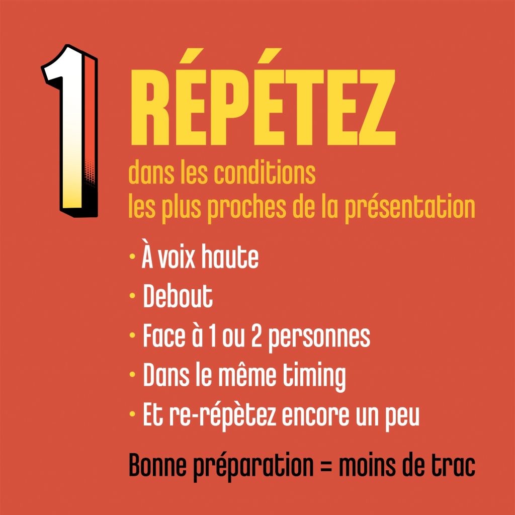 préparer son intervention pour mieux gérer le trac