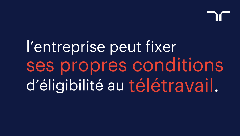 métiers en télétravail conditions